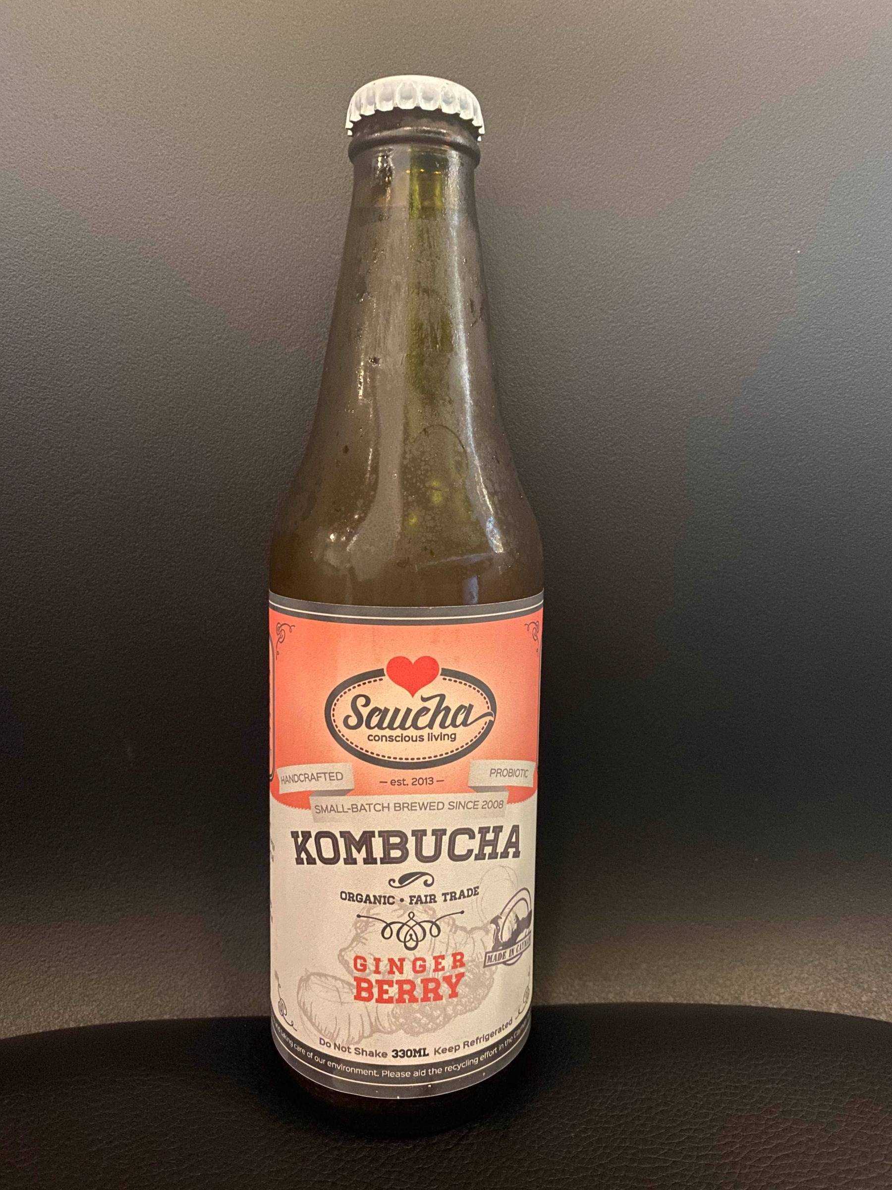 Ginger Berry Kombucha (330 mls)