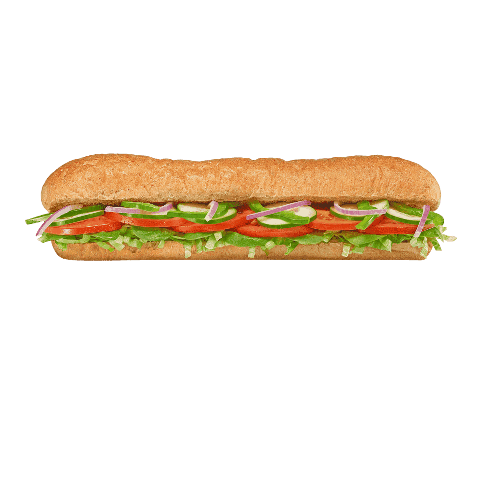 Footlong Veggie Delite (Just Vegetables)