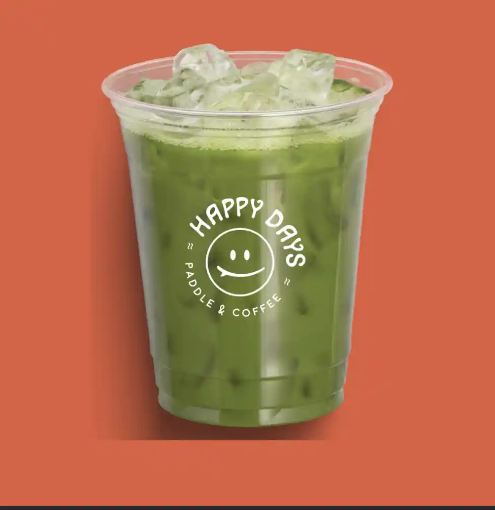 12 oz Iced Matcha Latte