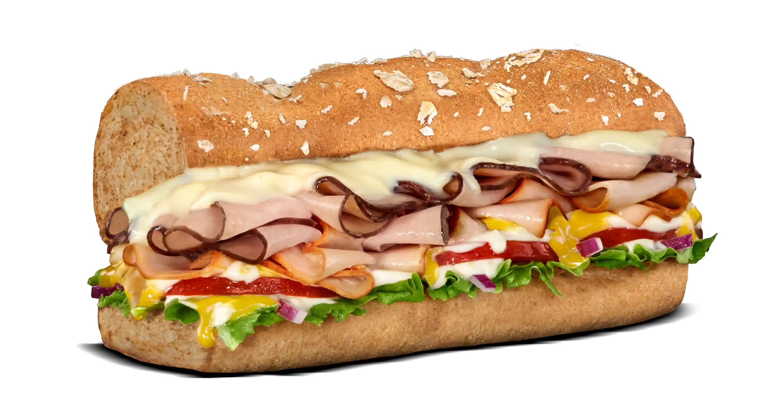 6 Inch Honey Mustard Turkey & Ham