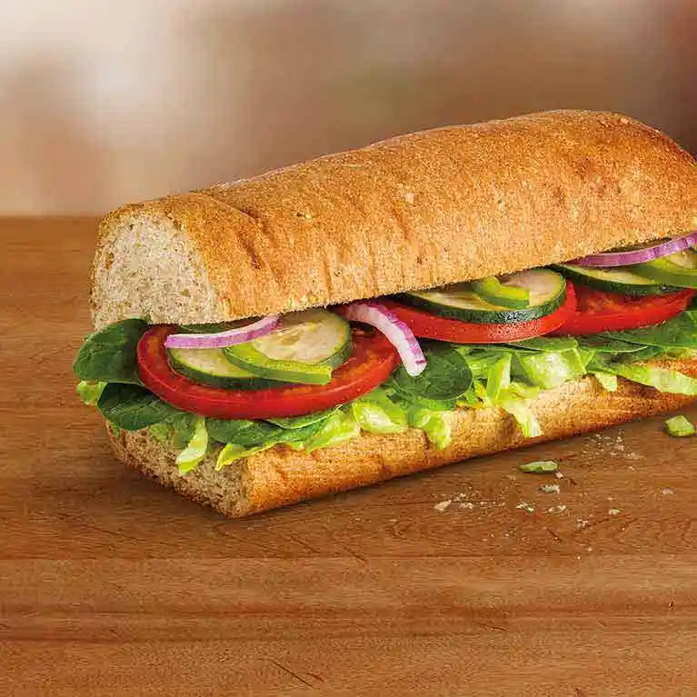 6 Inch Veggie Delite (Just Vegetables)