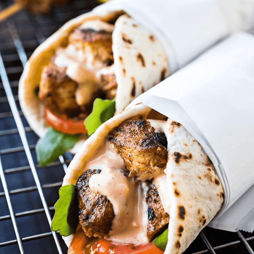 MOROCCAN CHICKEN PITA