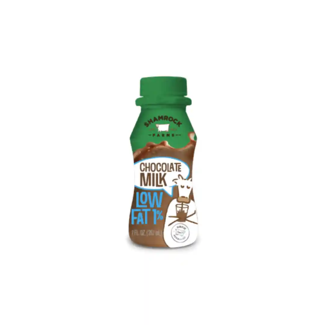 Chocolate Milk Low Fat Shamrock Farms 8oz