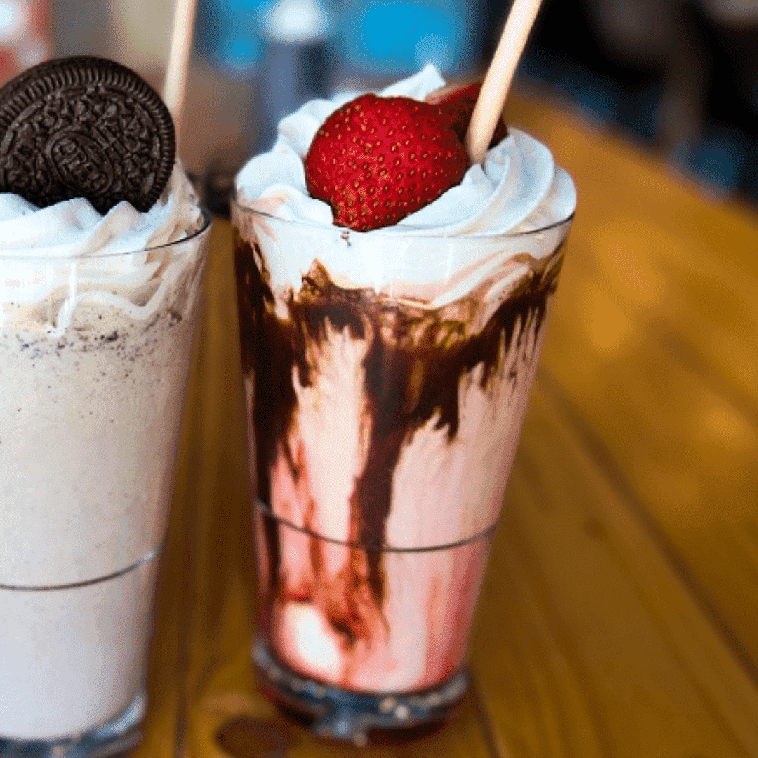 Chocolate & Strawberry Milkshake