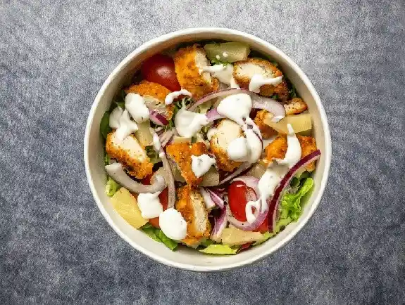 Crispy Chicken Tender Salad