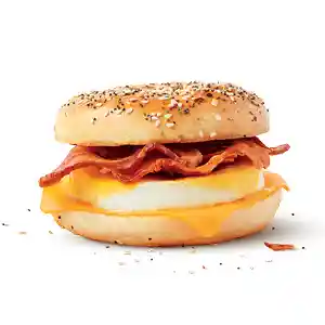 Everything Bagel with Bacon