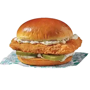 Flounder Fish Sandwich Dinner