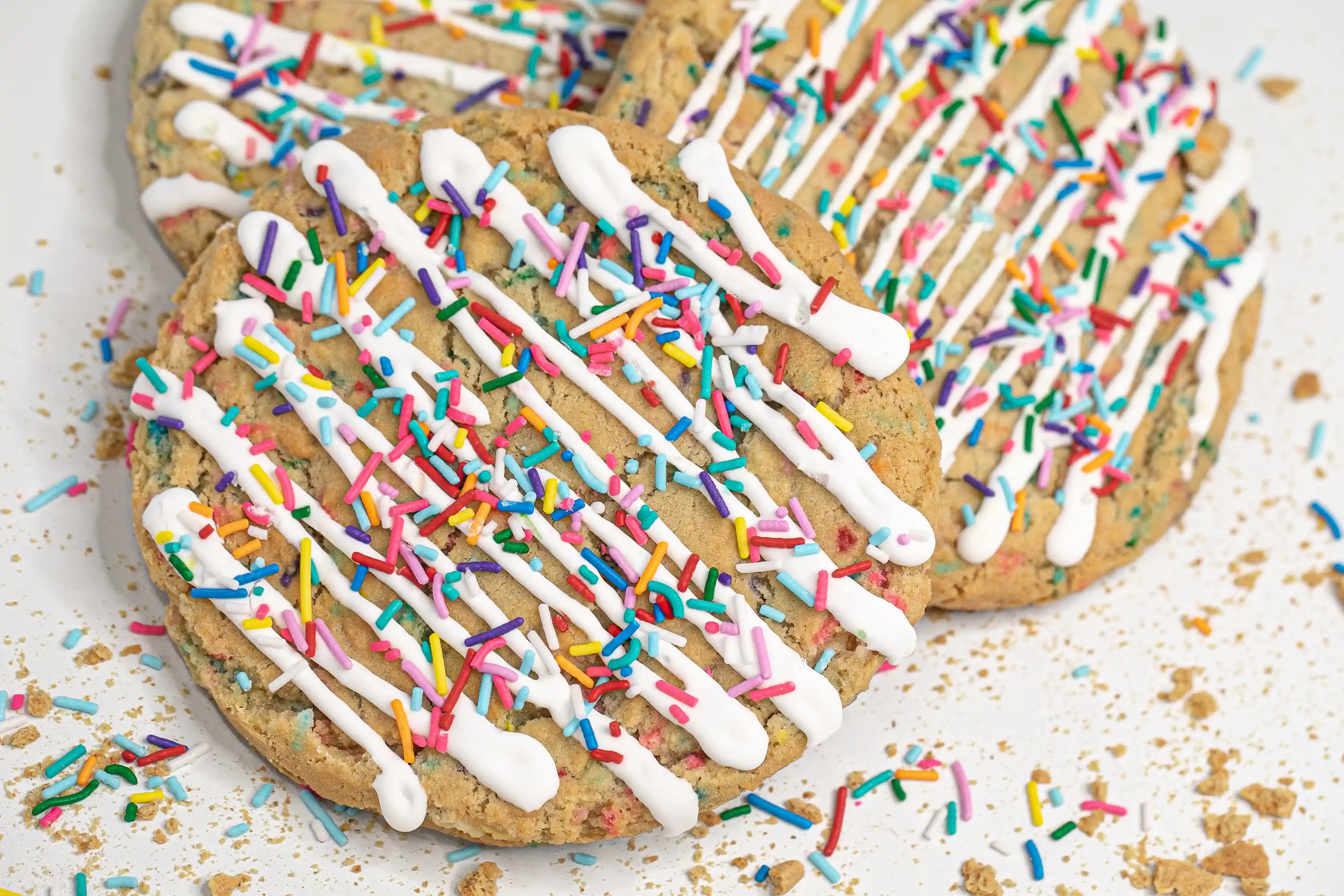 Giant Birthday Cake Cookie