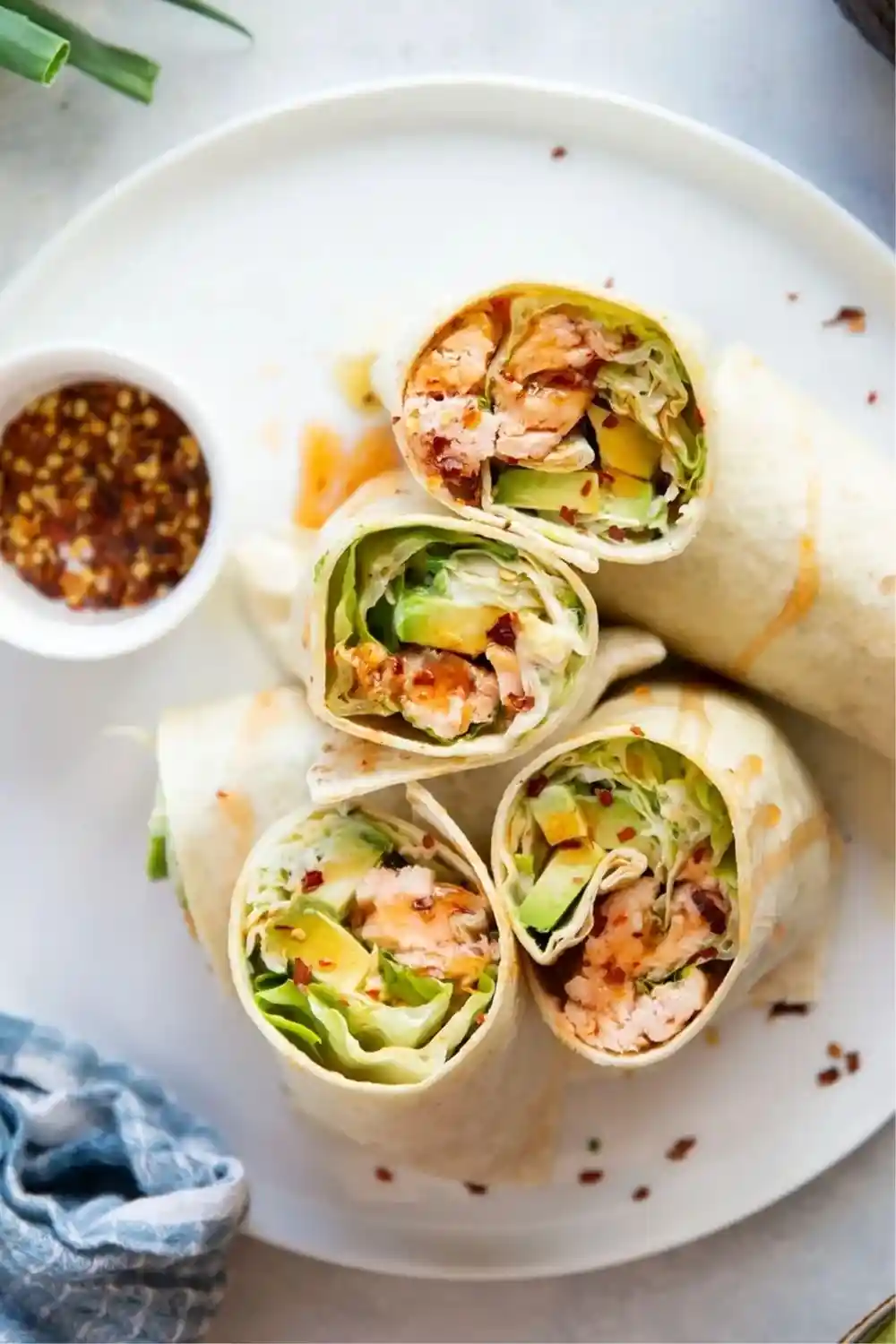 Grilled Salmon Wrap