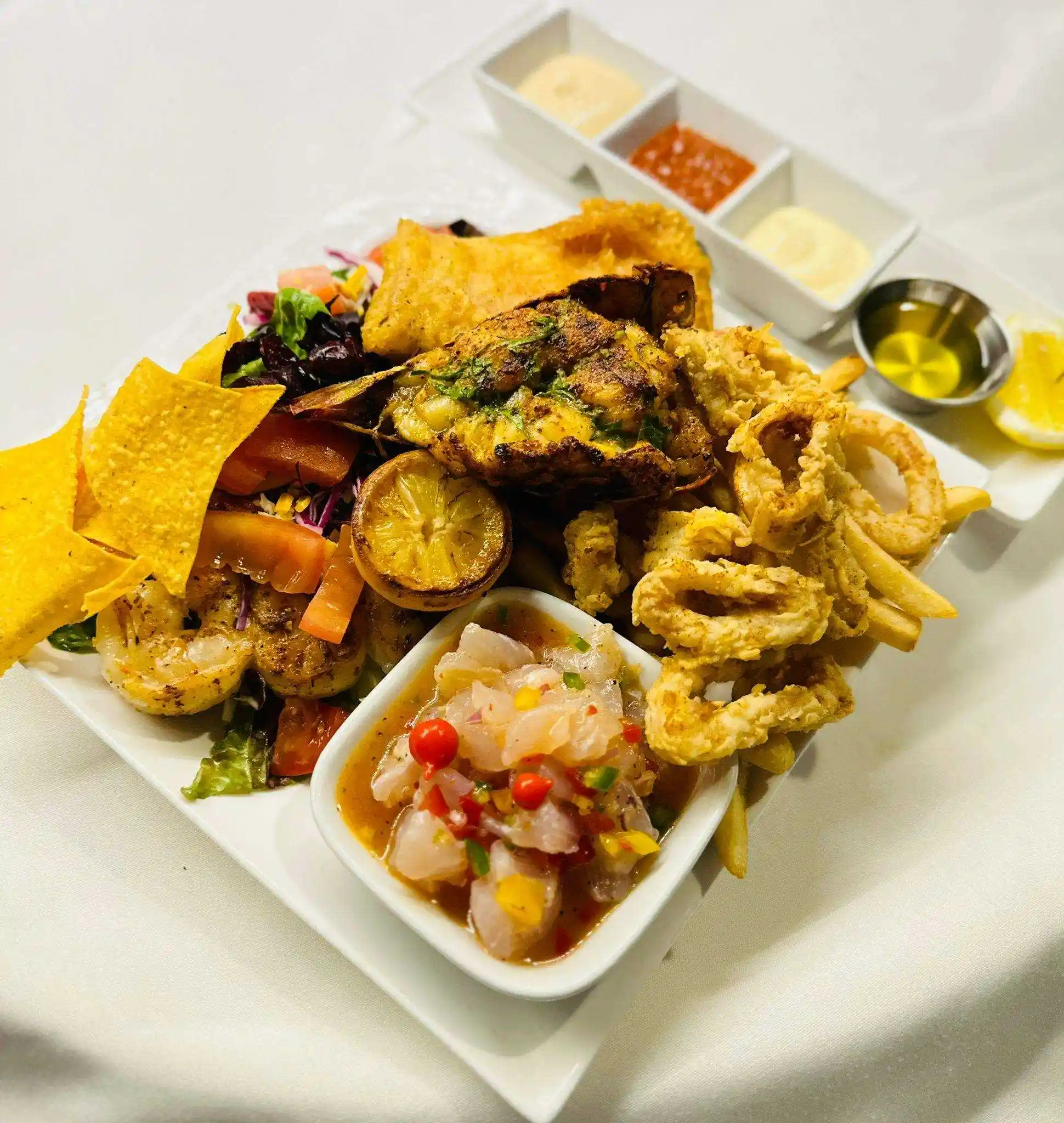 Hot & Cold Seafood Platter 