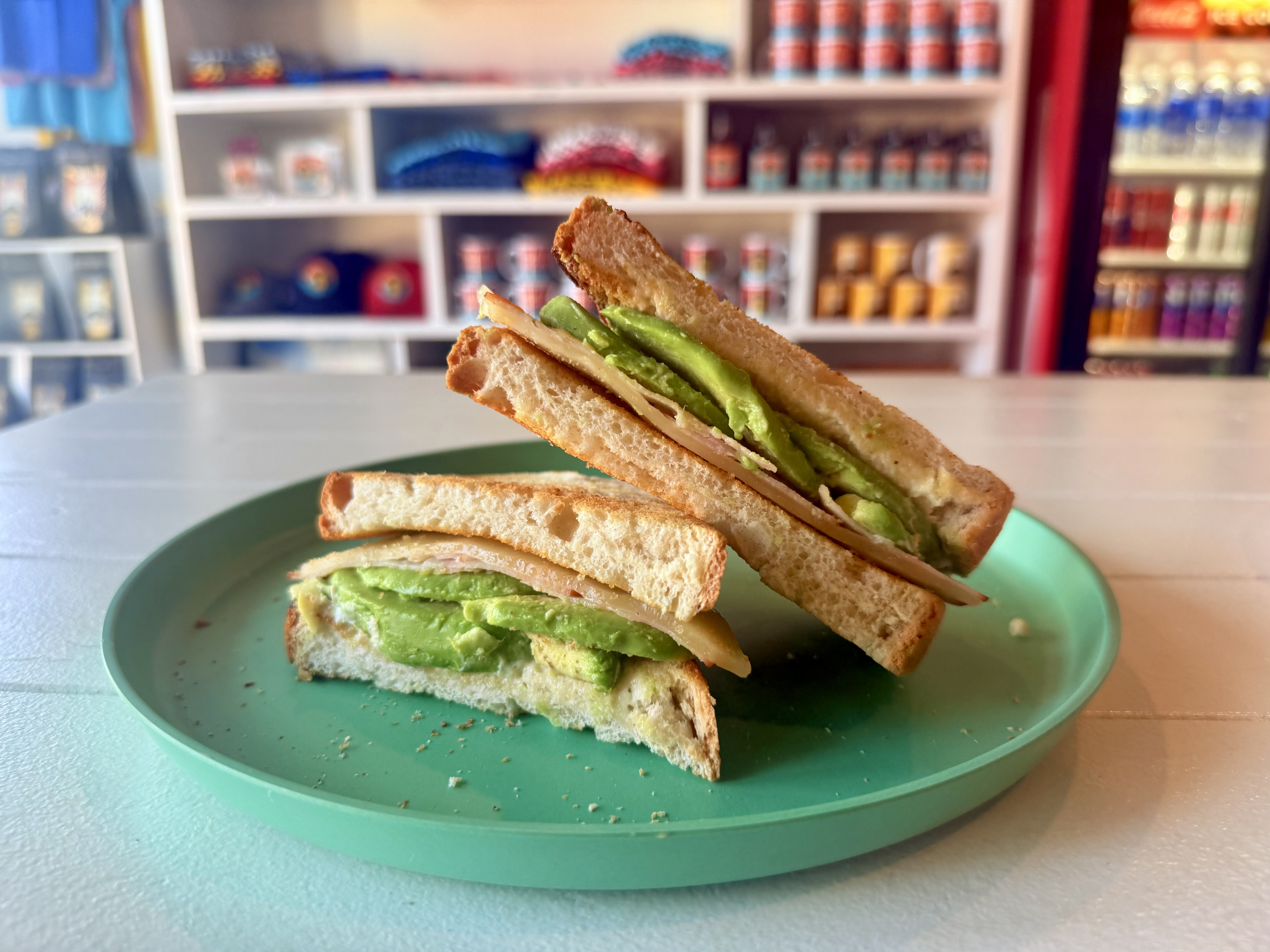 Turkey Avo Swiss Sandwich