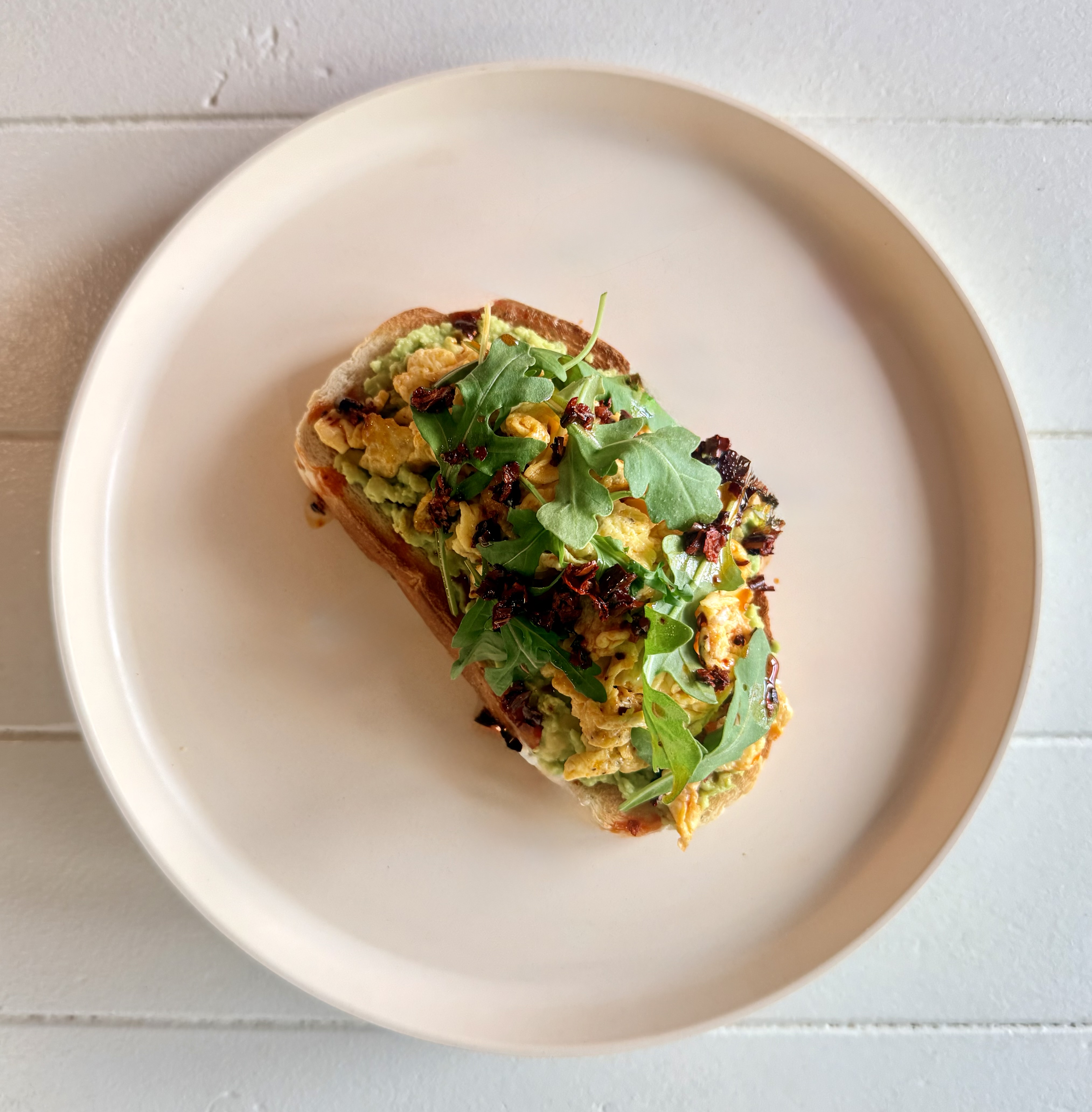 Chili Eggs Avo Toast