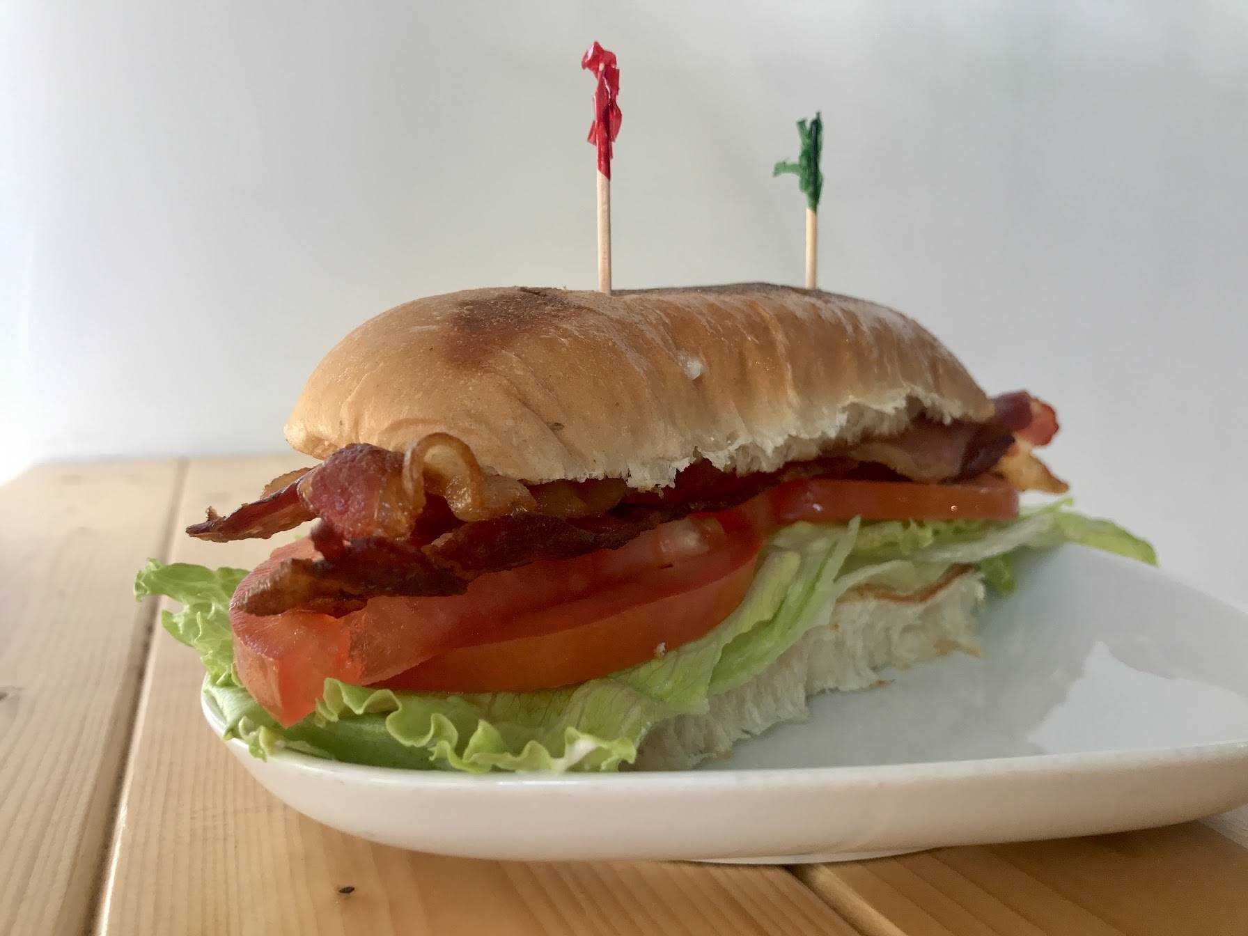 Bacon, Lettuce, Tomato & Mayonnaise Sandwich