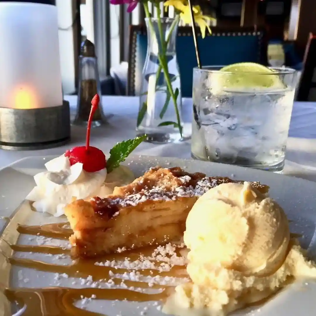  Island Famous Warm Butterscotch Bread Pudding 