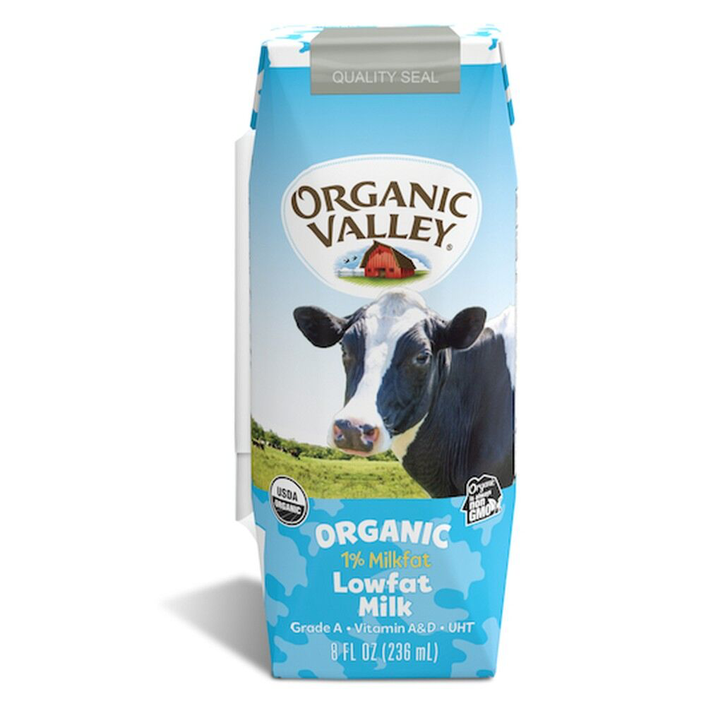 Organic Valley Low-fat Milk - 8oz