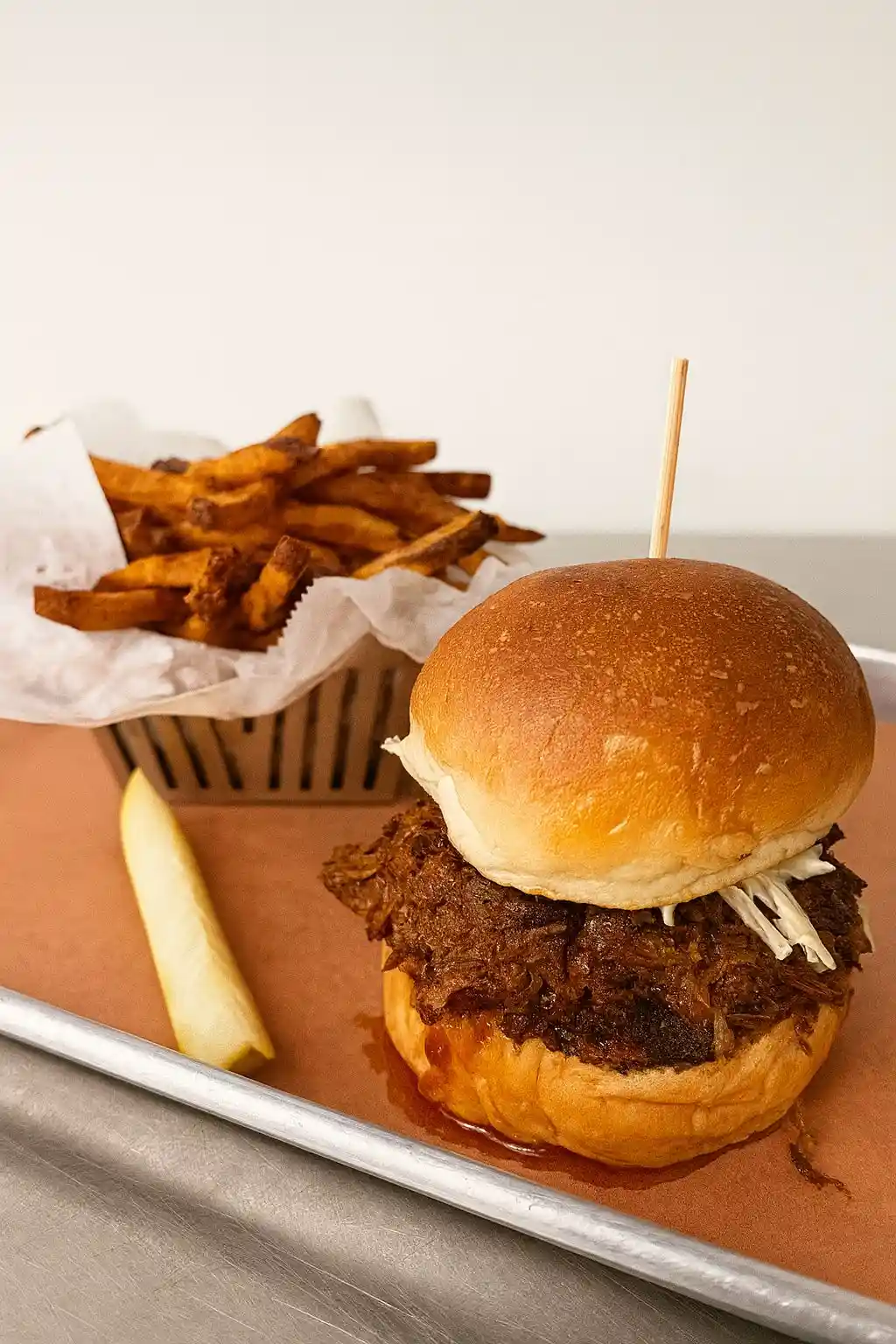 Pulled Pork on Brioche