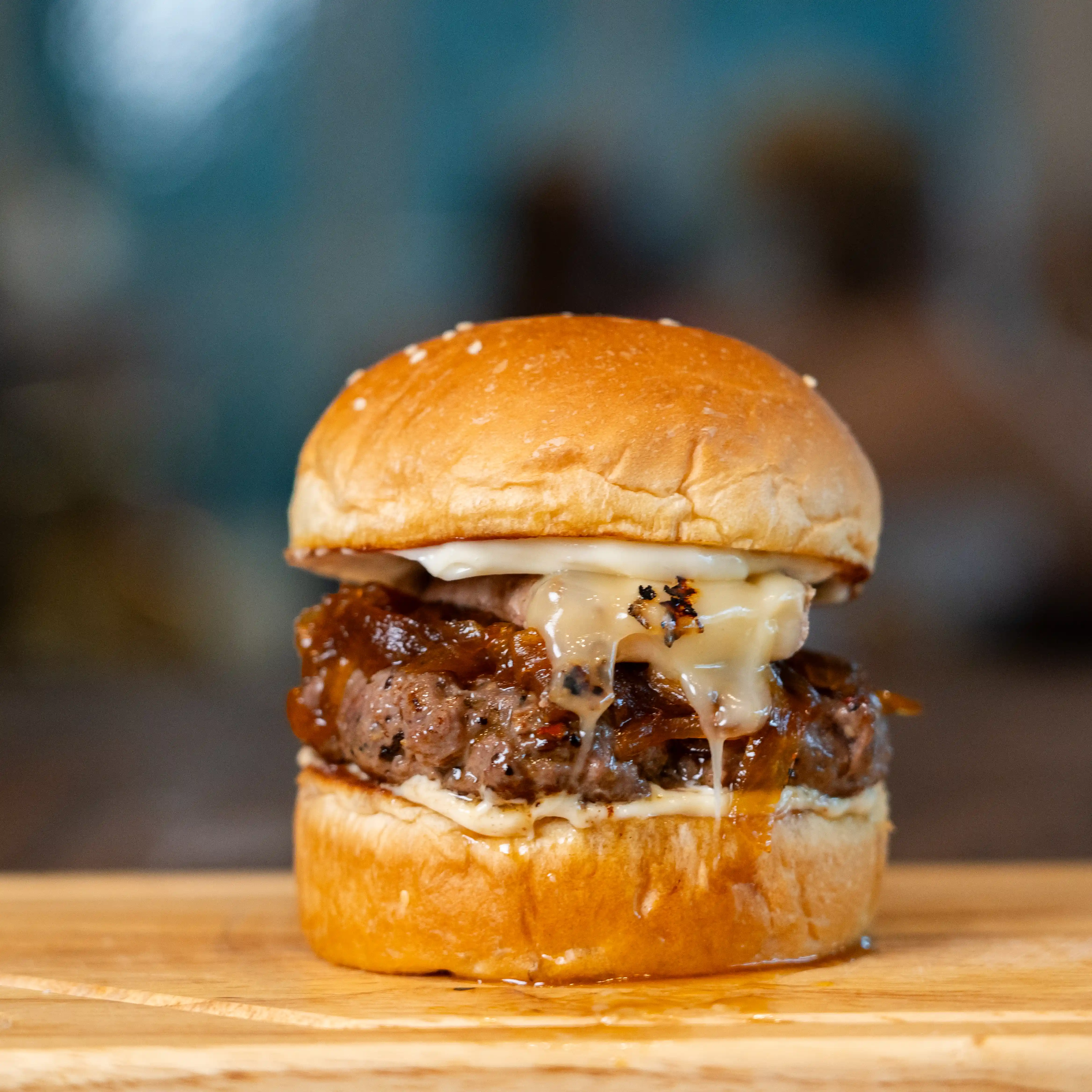 Raclette and truffle burger 