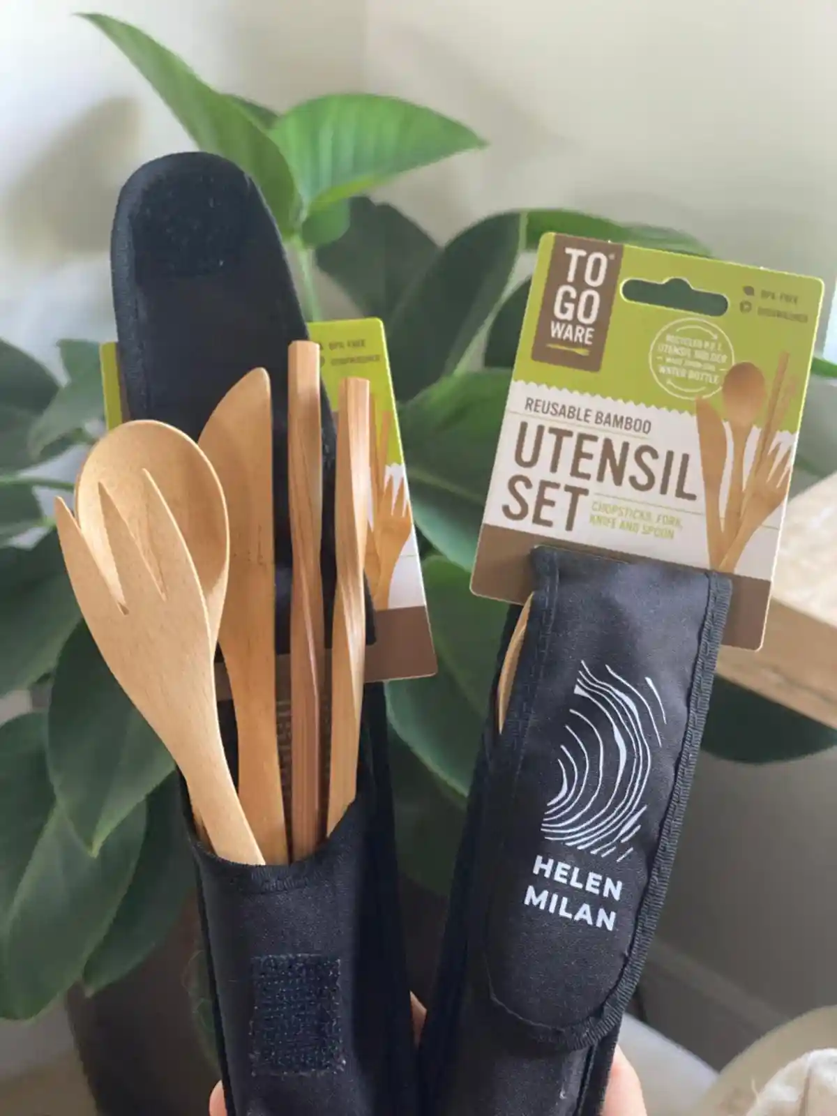 Reusable Bamboo Utensil Set - 1 Set