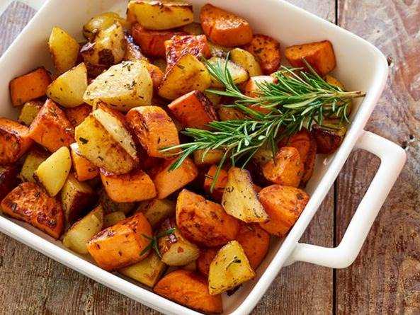 Roasted sweet potato