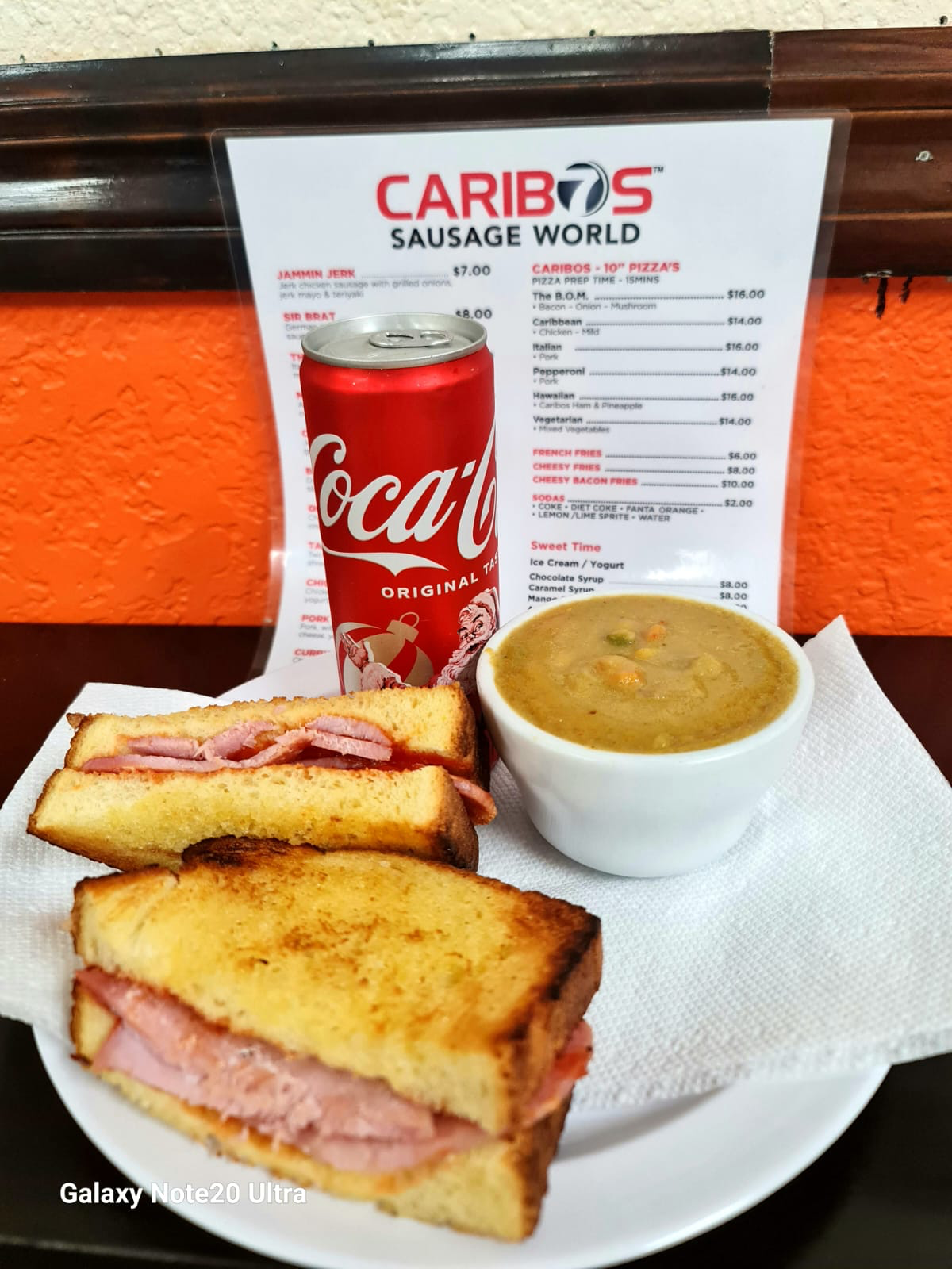 SOUP-BACON BUTTY- SANDWICH COMBO