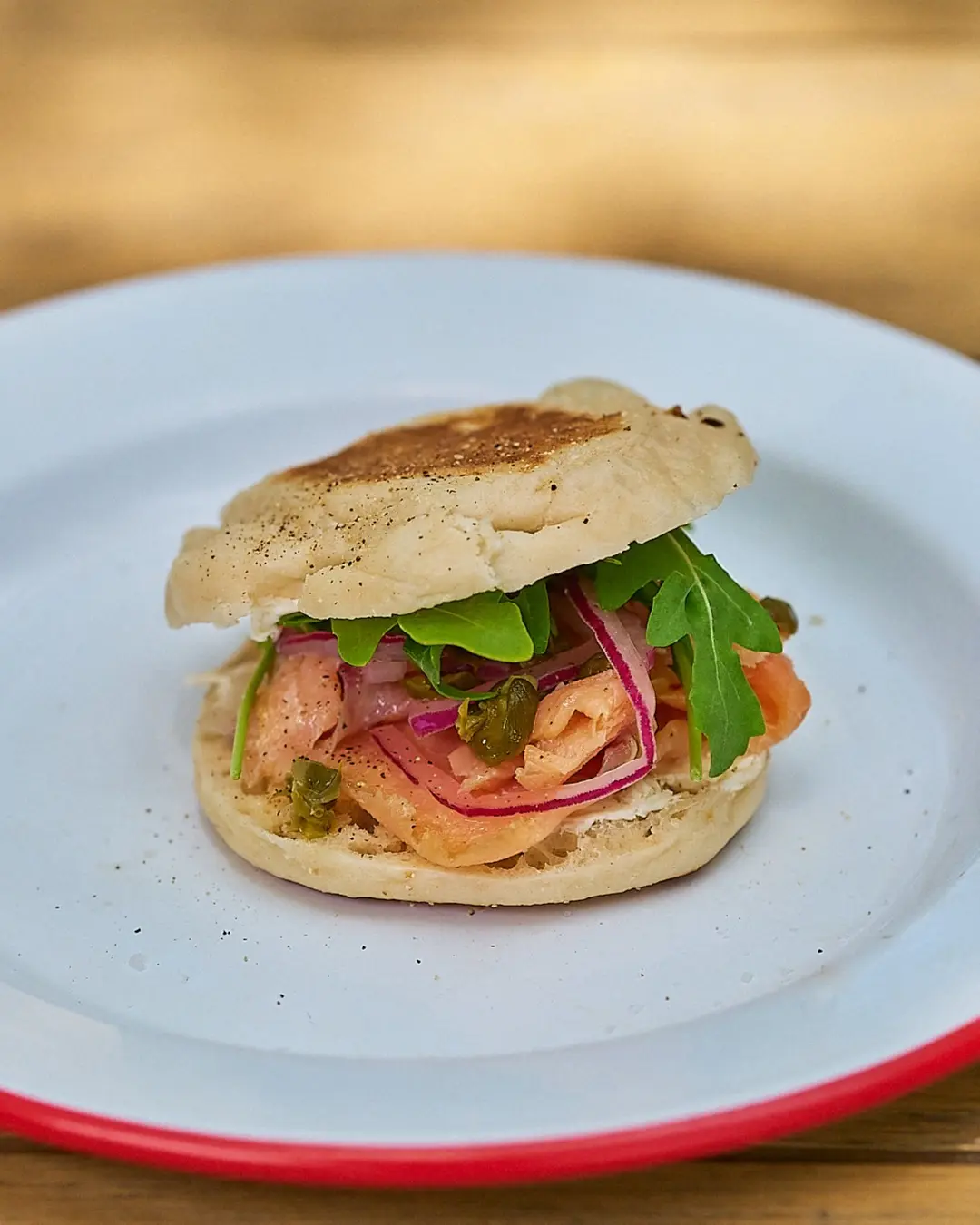 Salmon English Muffin
