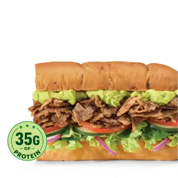 Seasoned Steak & Avocado 6inch