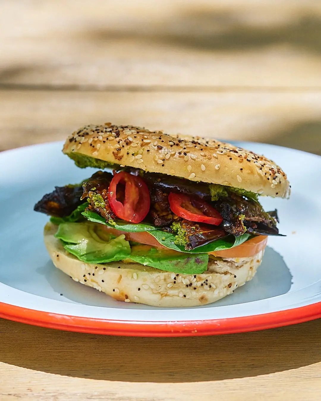 Smashed Avocado Bagel