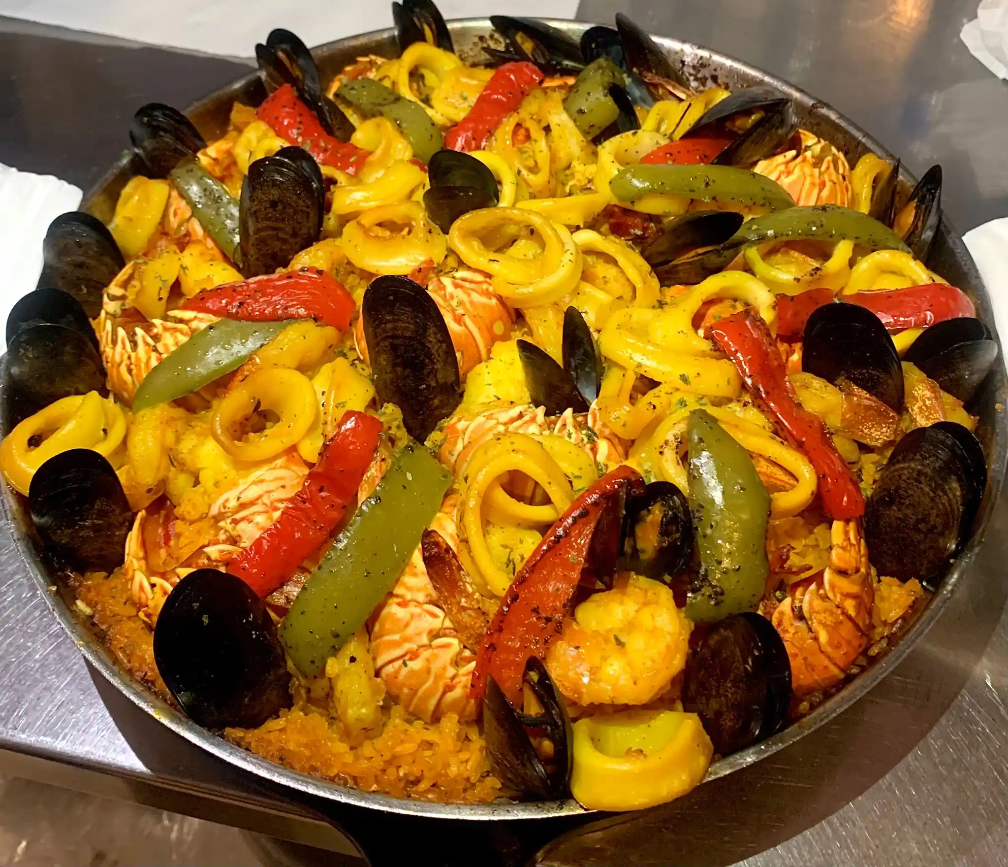 Spain Style Seafood Paella