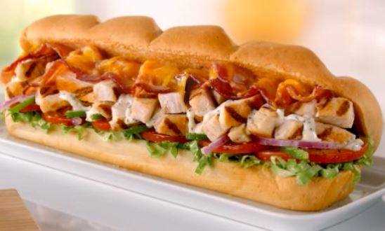 Footlong Chicken Bacon Ranch